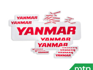 Stickerset Yanmar logo
