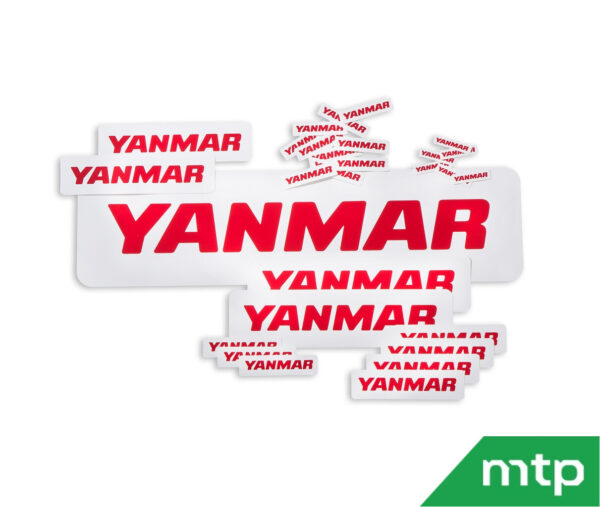 Stickerset Yanmar logo