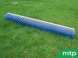 Blauw bezemelement kunstgras (voetbal)