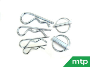Assortiment borgclips en -pennen