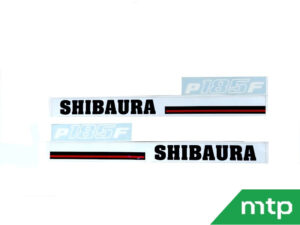 Motorkapstickers Shibaura P185F