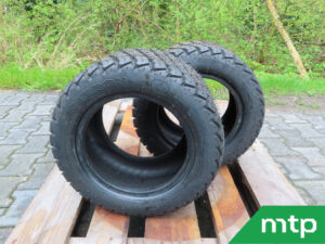 Set gazonbanden 195/50-10 eerste montage