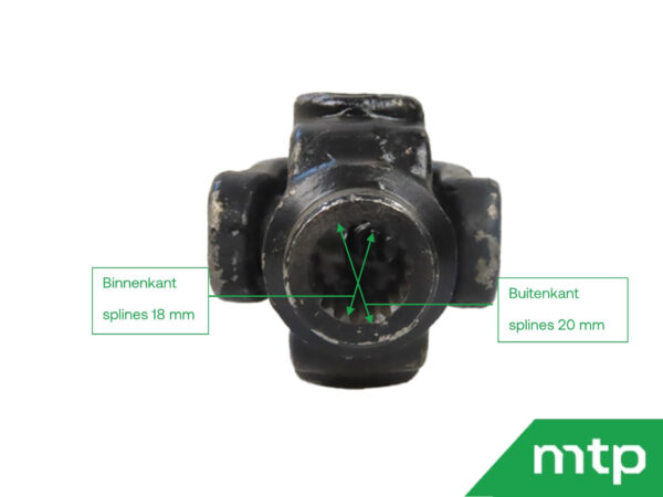 Kruiskoppeling 4wd vooras Iseki TU/TX - Afbeelding 3