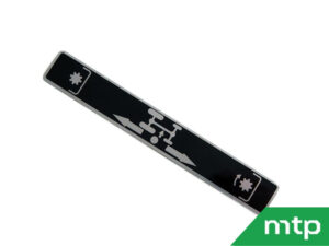 Sticker inschakeling middenaftakas Shibaura ST329/333