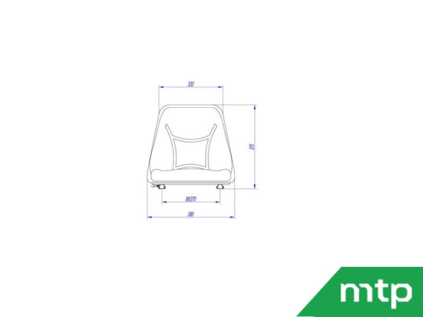 Tractorstoel universeel compact - Afbeelding 6