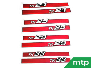 Motorkapstickers Iseki TK