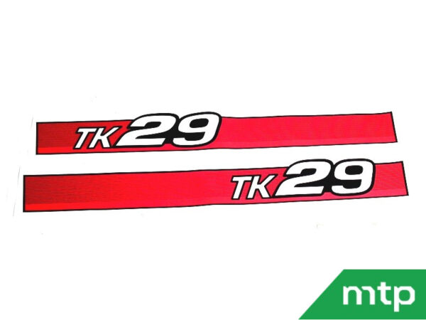 Motorkapstickers Iseki TK - Afbeelding 4