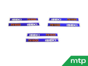 Motorkapstickers Iseki TX