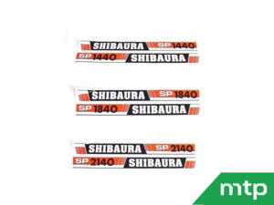 Motorkapstickers Shibaura SP