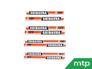 Motorkapstickers Shibaura P