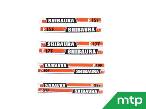 Motorkapstickers Shibaura P
