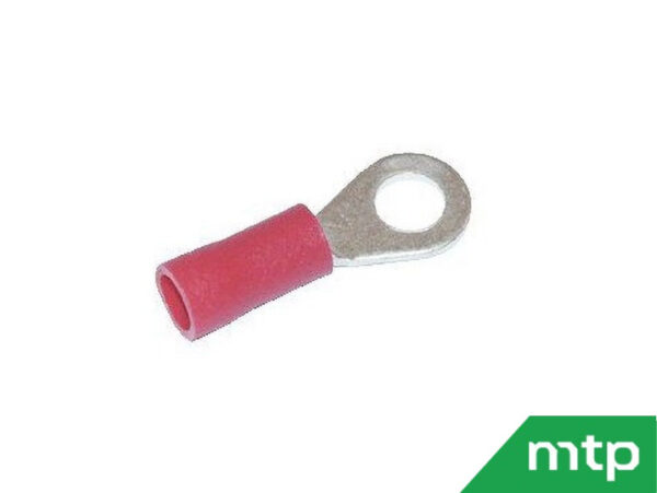 Set van 6 oogkabelschoenen rood
