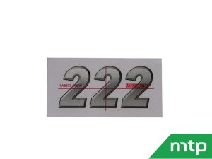 Motorkapsticker Yanmar 222 - 1A8333-65610