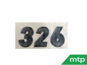 Motorkapsticker Yanmar SA326 - 1A8323-65610